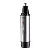 CAFFIA Ear and Nose Hair Trimmer for Men, 2021 Professional USB Rechargeable Nostril Nasal Hair Cleaning System, Lightweight Waterproof Nose Hair Clippers for Women (Silver) view 1