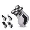 CAFFIA Multifunctional5 in 1Electric Shavers for Men Bald Head Shaver Mens Electric Razors for Shaving Rechargeable Cordless Wet/Dry Rotary Shaver with Clippers Nose Hair Trimmer Facial Cleansing Brus view 1