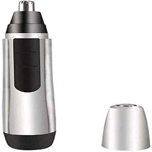 CAFFIA Nose and Ear Hair Trimmer,USB Rechargeable Nose Hair Trimmer,Professional Painless Ear Nose Hair Trimmer Clippers for Men and Women,Waterproof Dual Edge Blades for Easy Cleaning
