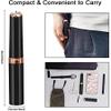 CAFFIA Hair Trimmer for Nose Ear Hair Trimming, All in ONE Hair Remover for Women & Men, Battery Powered, Waterproof Stainless Steel Head, Mute Motor, Precision Groomer, Ear Nose Hair Brow Trimmer Cli view 2