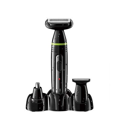 CAFFIA Stainless Steel Nose and Ear Hair Trimmer, Professional Painless Eyebrow Ear Hair Trimmer Clipper for Men and Women