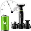 CAFFIA Stainless Steel Nose and Ear Hair Trimmer, Professional Painless Eyebrow Ear Hair Trimmer Clipper for Men and Women view 3