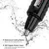 CAFFIA Water Resistant Stainless Steel Nose and Ear Hair Trimmer view 3
