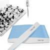 100Pcs Nail Sanding Bands for Nail Drill Bits 180Grit Fine Grit Sanding Bands with 12pcs Nail file 150/150 Grit view 1