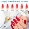 100Pcs Nail Sanding Bands for Nail Drill Bits 180Grit Fine Grit Sanding Bands with 12pcs Nail file 150/150 Grit view 4