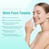 Face Towels, 10"12" Disposable Face Towel, Face Towelettes XL, Ultra Soft Makeup Remover Dry Wipes, Thick Face Towel for Sensitive Skin, 50 Count (1 Pack) view 2