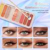 Color Nymph Teen Girls Makeup Kits, Makeup Kit For Girls All In One Makeup Sets For Women With Sequin Bag Packed Individually 9 Colors Eyeshadow Palette Lip Gloss Eyeliner Mascara -Orange Pink view 2