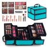 Color Nymph All In One Makeup Kit Comestics Gifts for Girls Teens, Travel Makeup Set 4 Trays Train Case for Beginner Includes Eyeshadow Highlighter Lipgloss Blush Concealer Brush Eyeliner Lipbalm view 1