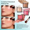Color Nymph All In One Makeup Kit Comestics Gifts for Girls Teens, Travel Makeup Set 4 Trays Train Case for Beginner Includes Eyeshadow Highlighter Lipgloss Blush Concealer Brush Eyeliner Lipbalm view 3