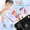 Color Nymph Teen Girls Makeup Kits, All In One Make up kit For Girls Makeup For Teen with Sequin Bag Packed Individually 9 Colors Eyeshadow Liquid Blush Lip gloss Mascara -Orange Green view 4