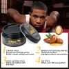 Wave Pomade for Men Strong Hold Easy Wash Hair Cream Grease, Promotes Layered Waves, Moisture, Shine, Brush and Durag Cap Set view 2