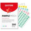 QUSTERE Pimple Patches for Face, Hydrocolloid Acne Patches, Cute Star Zit Covers, Colorful Spot Stickers with Tea Tree, Salicylic Acid & Cica Oil| 3 Sizes (10mm, 12mm & 14mm) |200 Count view 1