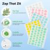 QUSTERE Pimple Patches for Face, Hydrocolloid Acne Patches, Cute Star Zit Covers, Colorful Spot Stickers with Tea Tree, Salicylic Acid & Cica Oil| 3 Sizes (10mm, 12mm & 14mm) |200 Count view 3