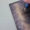 3pcs Scalp Micropigmentation Practice Skin Realistic Simulation SMP Rubber Practice Skin for Bald Micropigmentation Traning (Female Scalp Skin) view 3