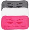 FOMIYES 3Pcs Eyelash Extension Forehead Pads - Soft Cloth Lash Accessories for Lash Techs, Reusable Eyelash Grafting Mat for Home Use view 1
