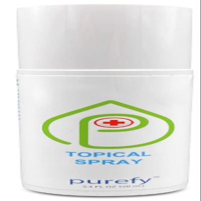 PUREFY Topical Spray (3.4oz) Soothing Face & Body Skin Spray, Purefypro Dermal HOCL Technology, Natural Skincare Support Redness, Irritations, Eyelid Eyelash Bumps, Dry Skin, Athletic Itch
