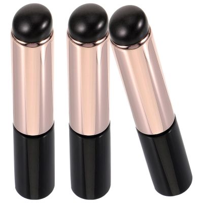 Beaupretty 3pcs Silicone Lip Brush Reusable Lip Balm and Concealer Application Travel-friendly Design