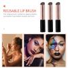 Beaupretty 3pcs Silicone Lip Brush Reusable Lip Balm and Concealer Application Travel-friendly Design view 4