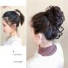 Bun Hair Piece for Women Messy Bun Hair Piece Scrunchie Tousled Updo Hair Extensions Elastic Band Hairpieces Curly Wavy Ponytail Extensions Synthetic Chignon for Women Girls Hair Bun (Color : AM41-02 view 3