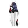 Albanian Roots American Flag Salon Barber Cape - Professional Hairdressing Waterproof Hair Cutting Cape With Adjustable Snap Closure-Haircut Apron For Hair Stylist And Home Use-55''X66'' view 4