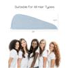ROLSHOL Extra Large 4 Pack Microfiber Hair Towel Wrap for Women Super Absorbent & Quick Dry Hair Drying Towels with Button, Hair Turbans for Curly Hair Long & Short Hair - Anti-Frizz view 2