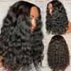Real SKINLIKE HD 360 Lace Front Wigs Human Hair Deep Wave Wig 360 Full Lace Human Hair Wigs HD Crystal Lace Frontal Curly Wigs for Women 150% Density Pre Plucked with Baby Hair Natural Color view 3