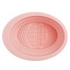 Foldable Silicone Makeup Brush Cleaner Bowl, Portable Washing Tools Easy To Clean The Makeup Brush, Powder Puff, Sponge, for All Beauty Makeup Brush Set (Pink) view 1