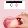 Foldable Silicone Makeup Brush Cleaner Bowl, Portable Washing Tools Easy To Clean The Makeup Brush, Powder Puff, Sponge, for All Beauty Makeup Brush Set (Pink) view 3
