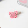 Girl sweet cool hot girl butterfly barrettes duckbill clip sweet side bang clip view 1