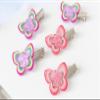 Girl sweet cool hot girl butterfly barrettes duckbill clip sweet side bang clip view 2