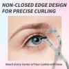 2 Pack Mini Eyelash Curler for Ends Silicone Eyelash Curler with Refill Pads Mini Lash Curler No Pinching Fits All Eyelash Shapes Small Segmented and Precision Press Tool for Dramatic Lash Look view 4