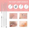 Blackhead Remover 8PCS Stainless Steel Pimple Popper Tool Kit with Portable Metal Case Whitehead Blemish Removal Tool view 2