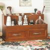 Cabilock Makeup Storage Organizer Wooden Desktop Organizer Drawer Dividers Vintage Style Holder view 4