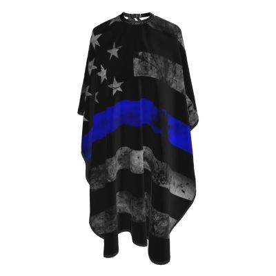 American Flag Salon Barber Cape - Professional Hairdressing Waterproof Hair Cutting Cape With Adjustable Snap Closure-Haircut Apron For Hair Stylist And Home Use-55''X66''