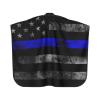 American Flag Salon Barber Cape - Professional Hairdressing Waterproof Hair Cutting Cape With Adjustable Snap Closure-Haircut Apron For Hair Stylist And Home Use-55''X66'' view 3