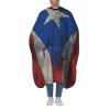 YSYZSDS Crack Puerto Rico Flag Salon Barber Cape - Professional Hairdressing Waterproof Hair Cutting Cape With Adjustable Snap Closure - Haircut Apron For Hair Stylist And Home Use - 55''X66'' view 2