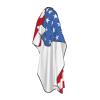 American Flag Salon Barber Cape - Professional Hairdressing Waterproof Hair Cutting Cape With Adjustable Snap Closure-Haircut Apron For Hair Stylist And Home Use-55''X66'' view 4
