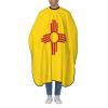 New Mexico State Flag Salon Barber Cape - Professional Hairdressing Waterproof Hair Cutting Cape With Adjustable Snap Closure-Haircut Apron For Hair Stylist And Home Use-55''X66'' view 2