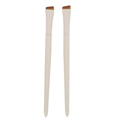 2pcs Angled Eyebrow Brush,Professional Makeup Brow Brush,Portable Premium Quality Angled Eye Brow Brush,Mini Makeup Brush Cosmetic Tool Present for Girls Women