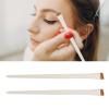 2pcs Angled Eyebrow Brush,Professional Makeup Brow Brush,Portable Premium Quality Angled Eye Brow Brush,Mini Makeup Brush Cosmetic Tool Present for Girls Women view 2