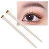 2pcs Angled Eyebrow Brush,Professional Makeup Brow Brush,Portable Premium Quality Angled Eye Brow Brush,Mini Makeup Brush Cosmetic Tool Present for Girls Women view 4