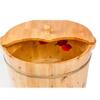Pedicure Foot Soak Tub Foot Basin for Adults,Foot Soak Bucket with Lid,Foot Bath Spa Tub,Wood Bucket for Pedicure,Foot Tub for Soaking Feet view 2