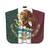 Mexico Paisley Flag Salon Barber Cape - Professional Hairdressing Waterproof Hair Cutting Cape With Adjustable Snap Closure-Haircut Apron For Hair Stylist And Home Use-55''X66'' view 3