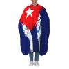 Cuba Cuban Art Flag Salon Barber Cape - Professional Hairdressing Waterproof Hair Cutting Cape With Adjustable Snap Closure-Haircut Apron For Hair Stylist And Home Use-55''X66'' view 2