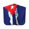 Cuba Cuban Art Flag Salon Barber Cape - Professional Hairdressing Waterproof Hair Cutting Cape With Adjustable Snap Closure-Haircut Apron For Hair Stylist And Home Use-55''X66'' view 3