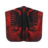 Albanian Flag Salon Barber Cape - Professional Hairdressing Waterproof Hair Cutting Cape With Adjustable Snap Closure-Haircut Apron For Hair Stylist And Home Use-55''X66'' view 3