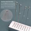 Shower Head Cleaner Brushes, Shower Head Cleaning Picks Shower Head Cleaning Brush Buid Up Mineral Cleaning Brush for Small Holes Gaps Nozzles Crevices with Store Box view 2