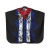 Cuba Cuban Flag Salon Barber Cape - Professional Hairdressing Waterproof Hair Cutting Cape With Adjustable Snap Closure-Haircut Apron For Hair Stylist And Home Use-55''X66'' view 3