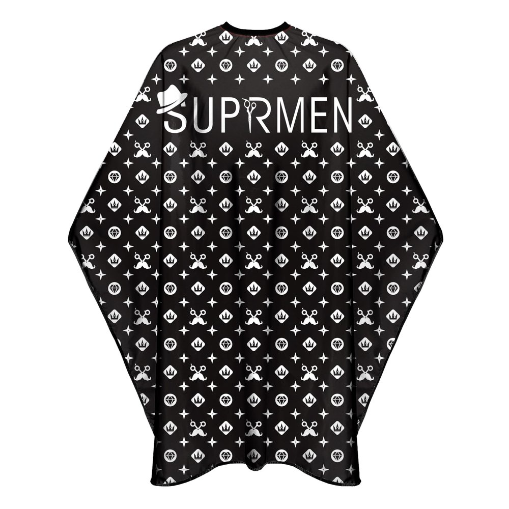 Barber Capes for Men Professional Haircut Capes with Snaps Salon Capes for Stylist -63"*56"(Black)