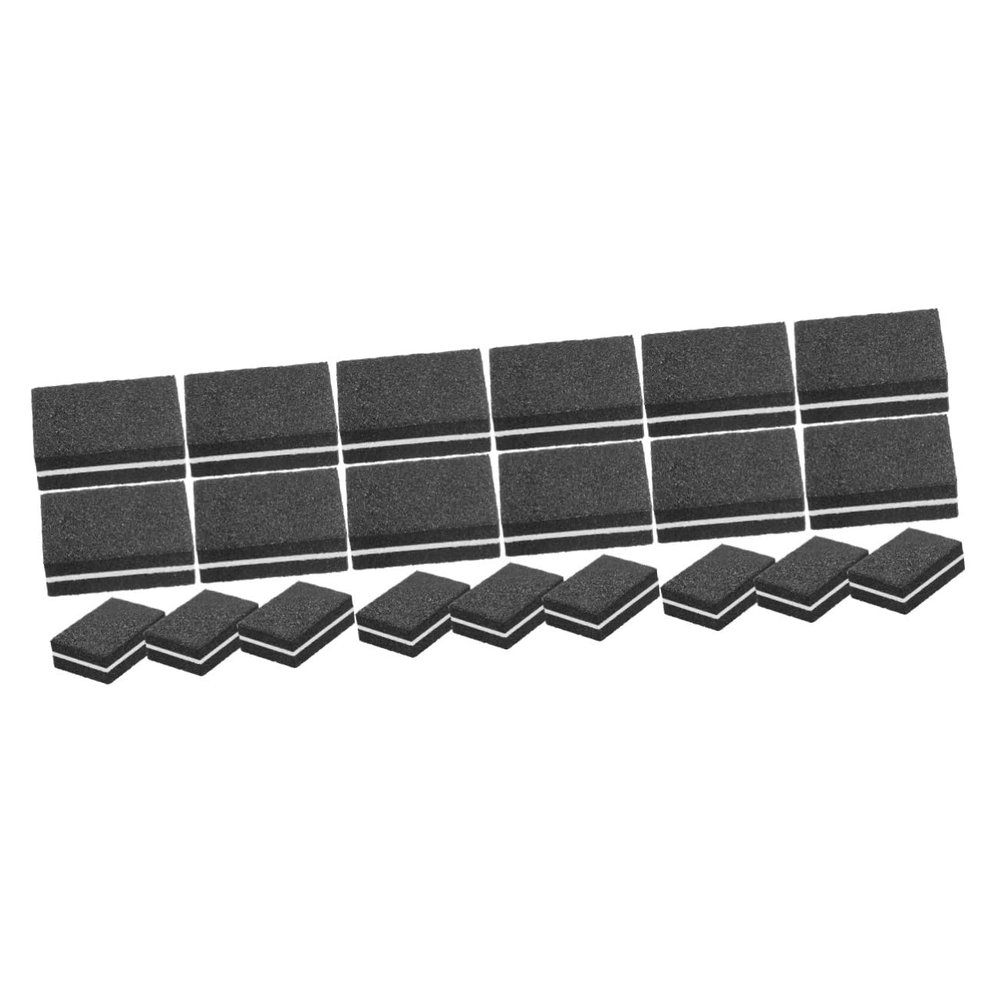 minkissy 150pcs Block Nail Files Dual-Sided Sponge Nail File for Manicure and Pedicure Compact and Portable Sanding Block for Home and Salon Use